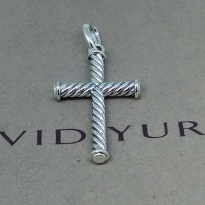 David Yurman Cable Rope Cross ✝ Amulet